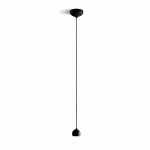 Czarna lampa wisząca mała kula Vivida International 0054.30.NE Shallow LED 5W 3000K CRI90 8cm