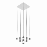 Lampa wisząca małe białe kule Vivida International 0054.32.BI Shallow LED 40W 3000K 43cm x 164cm