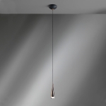 Lampa wisząca smukły złoty stożek Vivida International 0052.30.OR Twist LED 5W 3000K 5cm