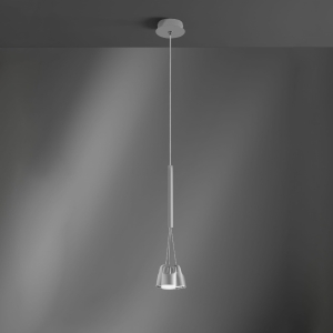 Biała wiązana lampa wisząca z trzema kloszami Vivida International 0053.31.BI Bag LED 12W 3000K 15cm x 200cm
