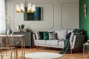 Lampa Wisząca Żyrandol Maytoni MOD089PL-08BS Fortano 8xE27 76cm x 75cm mosiądz