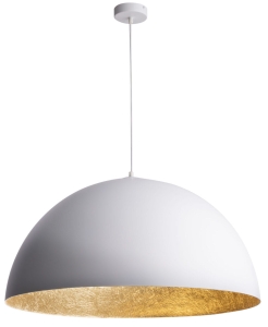 Biało złota sferyczna lampa wisząca Sigma 30127 Sfera E27 90cm