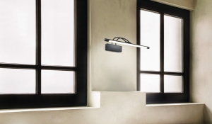 Lampa ścienna Kinkiet Galeryjka Nad Lustro Obraz Maytoni MIR004WL-L12B Finelli LED 12W 3000K 22cm x 55cm czarny