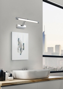 Lampa ścienna Kinkiet Regulowany nad lustro obraz Maytoni MIR003WL-L12CH Fino LED 12W 3000K 52cm x 22cm chrom