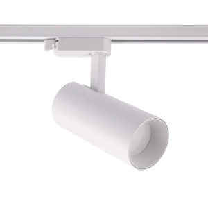 Biały reflektor na szynoprzewód 1-fazowy Light Prestige LP-732/1R 3W WH Ice GU10