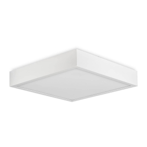 Lampa sufitowa kwadratowy plafon biały Mantra 6632 Saona LED 24W 3000K 22x22cm
