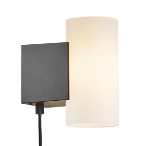 Lampa ścienna Kinkiet Nordlux 2110561003 Mona LED 10W 2700K ściemniacz 8x14x16cm Opal kabel w zestawie