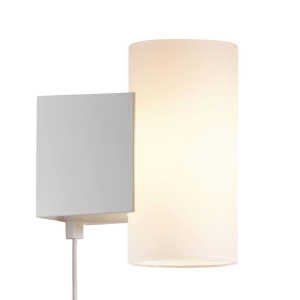 Lampa ścienna Kinkiet Nordlux 2110561001 Mona LED 10W 2700K ściemniacz 8x14x16cm biała kabel w zestawie