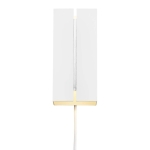 Lampa ścienna Kinkiet Nordlux 2110551001 Curtiz LED 2x4,5W 2700K ściemniacz 7x8x18cm biała kabel w zestawie
