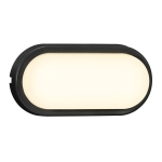 Zewnętrzna lampa ścienna kinkiet na elewację Nordlux 2019191003 Cuba Bright Oval LED 14W 3000K IP54 Czarny