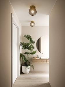 Lampa Sufitowa Nordlux 2010656047 Orbiform E27 25x23cm Mosiądz