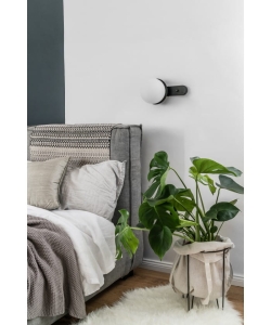 Lampa ścienna Kinkiet UMMO KLD12001 Kuul D1 G9 czarny