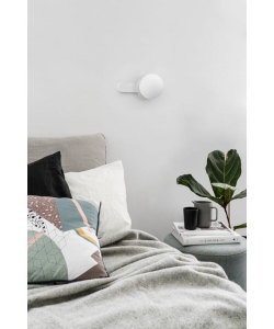 Lampa ścienna kinkiet UMMO KLD11000 Kuul D G9 biały