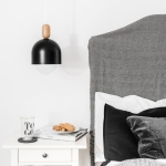 Lampa Wisząca Kolorowe Kable LOVCZB09 Loft Ovoi E27 czarny/drewno dębowe