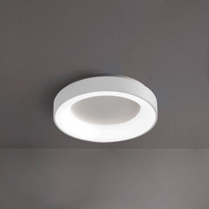 Biały okrągły plafon Vivida International 0043.20.BI WN DIM Inner R LED 40W 3000K/4000K 48cm ściemnialny