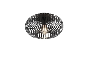 Lampa Sufitowa okrągła Trio 606903032 Johann E27 30cm czarny