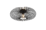 Lampa sufitowa Trio 606905032 Johann E27 50cm Czarny