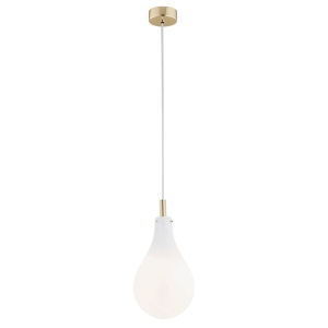 Lampa wisząca szklany biały klosz 16cm Argon 4696 Oakland G9