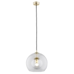 Lampa wisząca szklany klosz kula Argon 4674 Dover E27 30cm