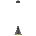 Lampa wisząca Argon 4688 Beverly E27 14cm x 100cm czarny struktura chrom