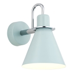 Lampa ścienna kinkiet Argon 4707 Beverly E27 błękit mat chrom