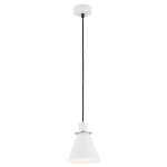 Lampa wisząca Argon 4681 Beverly E27 14cm x 100cm biały struktura chrom