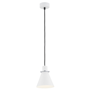 Lampa wisząca Argon 4681 Beverly E27 14cm x 100cm biały struktura chrom
