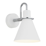 Lampa ścienna kinkiet Argon 4705 Beverly E27 biały struktura chrom