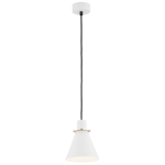 Lampa wisząca Argon 4680 Beverly E27 14cm x 100cm biały struktura mosiądz