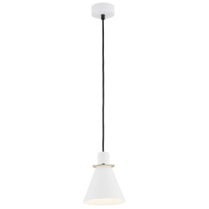 Lampa wisząca Argon 4680 Beverly E27 14cm x 100cm biały struktura mosiądz