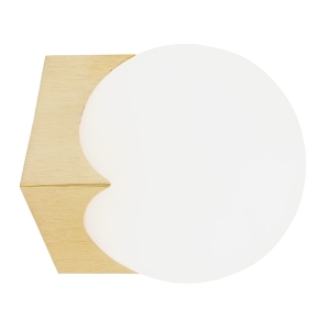 Lampa ścienna kinkiet Argon 4714 Austin E14 mosiądz biały