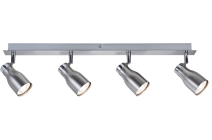 Oprawa ścienno-sufitowa MELI GU10 max. 4x10W 230V nikiel mat / metal Paulmann PL66689