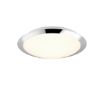 Okrągła Lampa Sufitowa do małej łazienki Trio 680310106 Umberto LED 12W 3000K IP44 29cm chrom