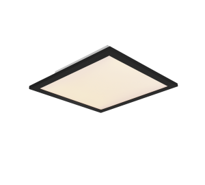 Lampa sufitowa plafon kwadratowy czarna rama RL R62323032 Alpha LED 13.5W 3000K 29cm