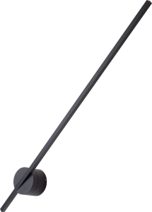 Czarny podłużny kinkiet lampa ścienna z okrągłym mocowaniem Max Light W0267 Spider LED 8,4W 3000K 79cm