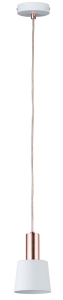 Neordic Haldar Lampa wisząca max. 1x20W E14 230V Biały/Miedziany-Mat Metal Paulmann PL79656