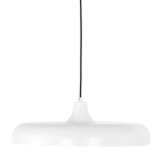 Biała okrągła lampa wisząca nad stół Steinhauer 2677W Krisip E27 50cm