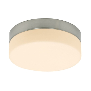 Srebrna okrągła lampa sufitowa plafon Steinhauer 1363ST Ceiling and Wall LED 12W 3000K 24cm