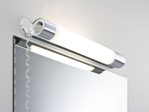 Oprawa ścienna ORGON LED nad lustro+gniazdo 7.5W 570lm 440mm 3000K IP44 230V chrom / biały metal Paulmann PL79712
