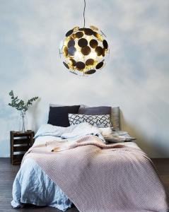 Lampa Wisząca Trio 309900632 Discalgo 6xE14 54cm czarny