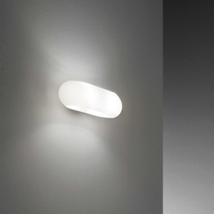 Lampa ścienna biały kinkiet kapsułka Ideal Lux 034546 Moris 2xG9 28cm