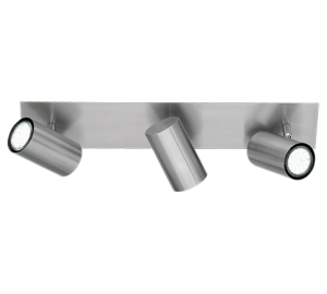Lampa sufitowa punktowa spot Trio 802400307 Marley 3xGU10 regulowane nikiel