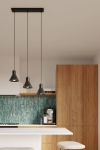 Taleja 3 Wisząca Sollux Lighting SL.0986 czarny