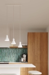 Taleja 3 Wisząca Sollux Lighting SL.0984 biała