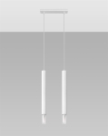 Wezyr 2 Wisząca Sollux Lighting SL.0958 biała