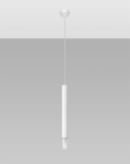 Wezyr 1 Wisząca Sollux Lighting SL.0957 biała