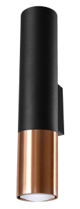 Loopez Kinkiet Sollux Lighting SL.0944 czarny/miedź