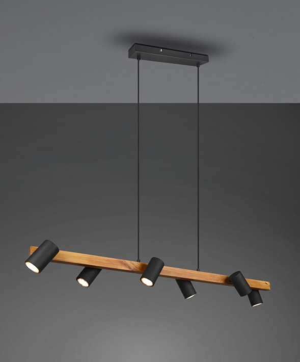 Lampa Trio Lighting Marley 312490632 czarny - 5685290b34262bbb7e3a0e29f4ed2cef