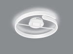 Lampa sufitowa biały okrąg zawinięty RL R67071131 Parma LED 37W 4000K 50cm