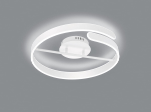 Lampa sufitowa biały okrąg zawinięty RL R67071131 Parma LED 37W 4000K 50cm